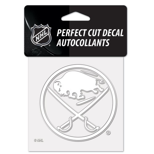 Buffalo sabres white vinyl - buffalo,