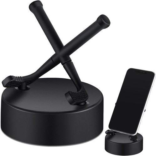 Hockey puck phone stand - hockey,